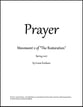 Prayer SATB choral sheet music cover